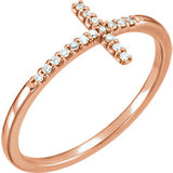 Amazing Oblique Cross Ring - Cailin's