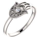 Haute Hamsa diamond Ring - Cailin's