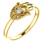 Haute Hamsa diamond Ring - Cailin's