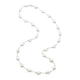 Sterling Silver Freshwater Pearl Coin Necklace - Cailin's