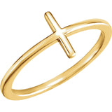 Amazing Oblique Cross Ring - Cailin's