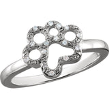 925 Sterling Silver diamond Paw Ring - Cailin's