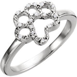 925 Sterling Silver diamond Paw Ring - Cailin's