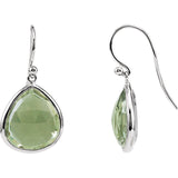 Sterling Silver Quartz Earrings - Cailins | Fine Jewelry + Gifts