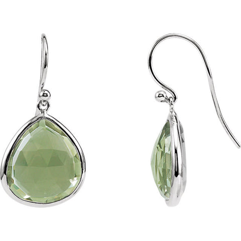 Sterling Silver Quartz Earrings - Cailins | Fine Jewelry + Gifts