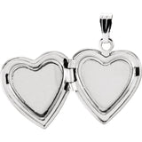 Sterling Silver diamond Accent Heart Locket - Cailin's