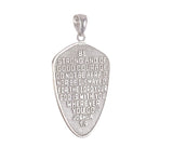 14K Gold Bible Quote Cross Jesus Necklace Charm - Cailin's