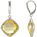 Sterling Silver Quartz Earrings - Cailins | Fine Jewelry + Gifts