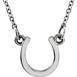 Lucky Horseshoe Charm Necklace - Cailin's