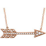 Classic Straight Arrow Necklace - Cailin's