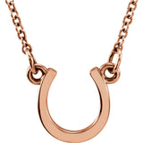 Lucky Horseshoe Charm Necklace - Cailin's