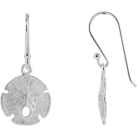 Sterling Silver Sand dollar Beach Post Earrings - Cailins | Fine Jewelry + Gifts