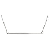 14K Gold Straight Bar Necklace - Cailin's