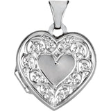 Heart Shape Photo Locket - Cailin's