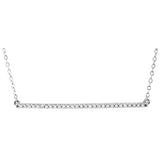 14K Gold Diamond Bar Necklace - Cailin's