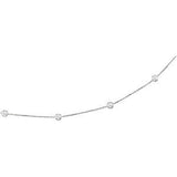 Cubic Zirconia Station Necklace - Cailin's