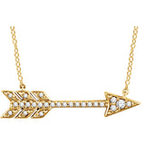 Classic Straight Arrow Necklace - Cailin's