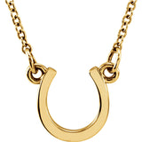 Lucky Horseshoe Charm Necklace - Cailin's