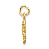 14K Yellow Gold Scorpio Zodiac Necklace Charm - Cailin's
