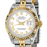 Rolex White Roman Numeral Ladies PreOwned Luxury  Watch - Cailin's