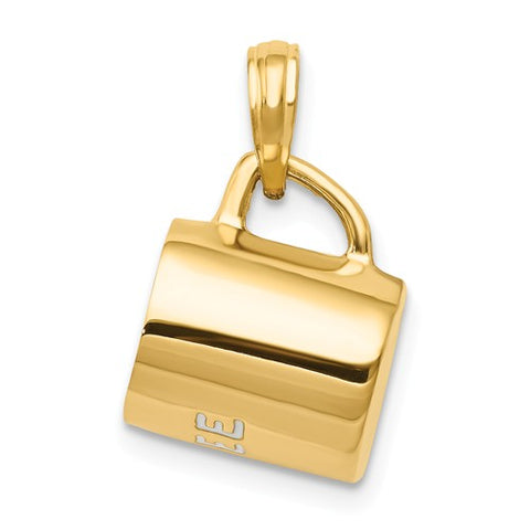 14K Yellow Gold Coffee Cup Necklace Charm - Cailin's