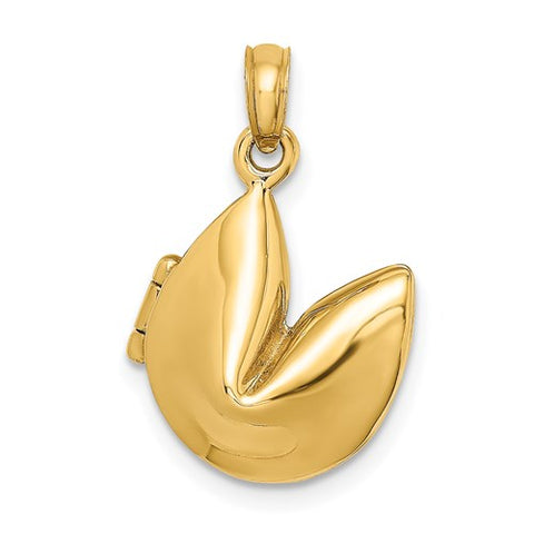 14K Yellow Gold Fortune Cookie Charm - Cailin's