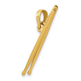 14K Yellow Gold drumsticks Necklace Charms - Cailin's