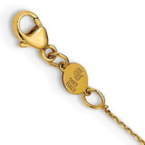 14K Yellow Gold Tantalizing Triangle Necklace - Cailin's