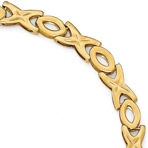 14K Yellow Gold Love Kisses XO Bracelet - Cailin's