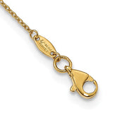 14K Two Tone Celestial Crescent Moon Necklace - Cailin's