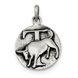 925 Sterling Silver Antique Zodiac Horoscope Necklace Charms - Cailin's