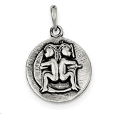 925 Sterling Silver Antique Zodiac Horoscope Necklace Charms - Cailin's