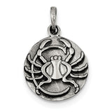 925 Sterling Silver Antique Zodiac Horoscope Necklace Charms - Cailin's