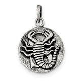 925 Sterling Silver Antique Zodiac Horoscope Necklace Charms - Cailin's