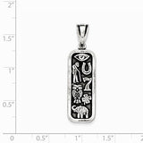 925 Sterling Silver Universal Good Luck Icon Necklace Charm - Cailin's