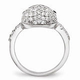 925 Sterling Silver Panda Bear CZ Ring - Cailin's