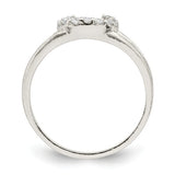925 Sterling Silver Horseshoe CZ Ring - Cailin's