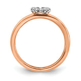 925 Sterling Silver Colour Me Fancy Horseshoe diamond Rings - Cailin's