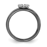 925 Sterling Silver Colour Me Fancy Horseshoe diamond Rings - Cailin's