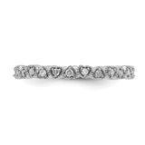 925 Sterling Silver True Hearts diamond Ring - Cailin's