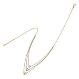 14K Gold Three Hearts of Love Layer Necklace - Cailin's