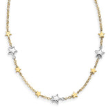 14K Yellow Gold Shining Stars Necklace - Cailin's