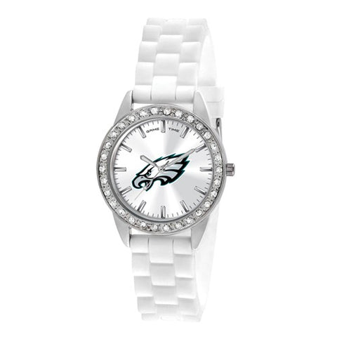 NFL Philadelphia Eagles Crystal Silicone Sparkle Lady Watch - Cailin's