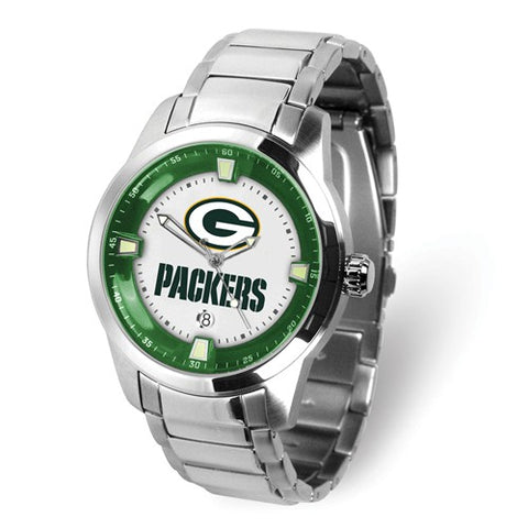 Stainless Steel Green Bay Packers NFL Team Watch - Cailin's