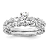 14K White Gold 1CT Engagement Ring