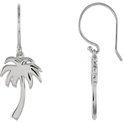 Palm Tree Wire Earrings - Cailins | Fine Jewelry + Gifts
