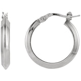 Sterling Silver Knife Hoops - Cailin's