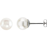 14K Gold Freshwater Pearl Post Earrings - Cailins | Fine Jewelry + Gifts