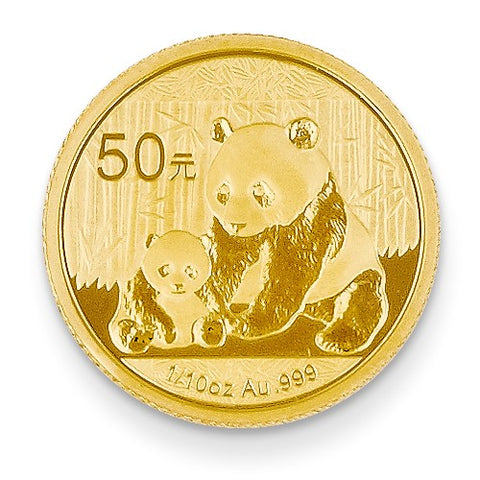 24K Yellow Gold Authentic Panda Currency Coin - Cailin's