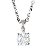 14K White Gold Diamond Necklace - Cailin's